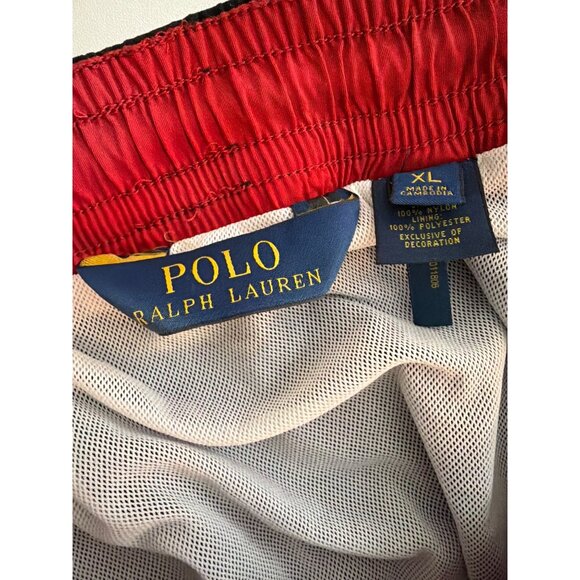Polo Ralph Lauren Mens Black Swim Trunks W/ Mesh Liner Size XL - Picture 3 of 3